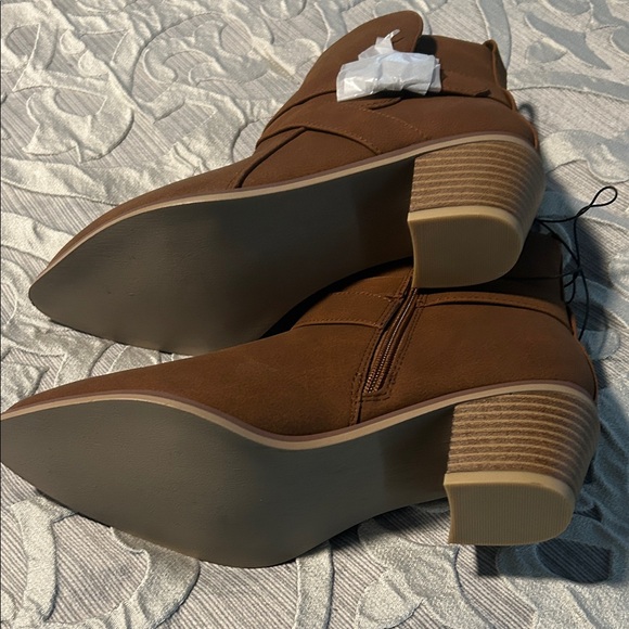 Maurices Brown Ankle Booties - Picture 4 of 4